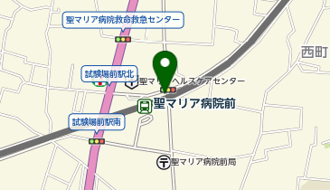 タイムズ西鉄聖マリア病院前駅前の地図画像