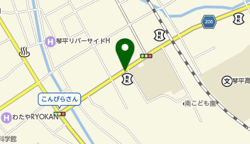 タイムズ百十四銀行琴平支店の地図画像