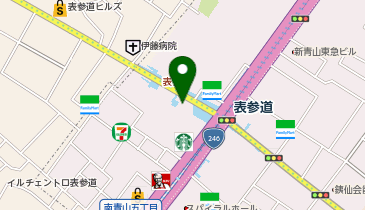タイムズ明治安田生命青山パラシオの地図画像