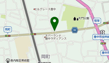 タイムズ豊中岡上の町第6の地図画像