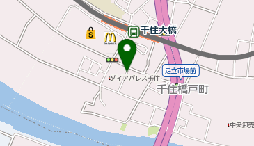 タイムズ千住大橋駅かつら並木通りの地図画像