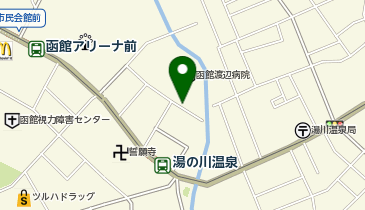 タイムズ函館渡辺病院中央棟の地図画像