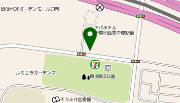 タイムズ印西牧の原の地図画像