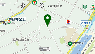 タイムズ神楽坂3丁目の地図画像