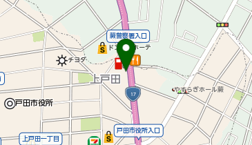 タイムズ上戸田の地図画像