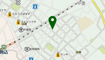 タイムズ中里1丁目の地図画像