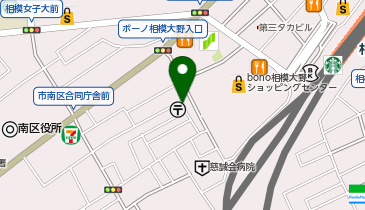 タイムズ相模大野駅北口第2の地図画像