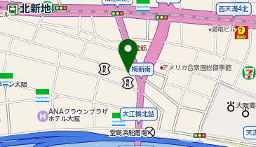 タイムズ北新地第4の地図画像