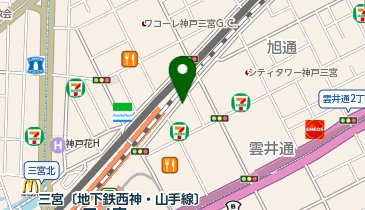 タイムズ三宮駅前第16の地図画像