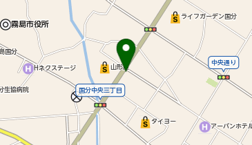 タイムズ宮崎太陽銀行国分支店の地図画像