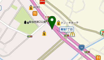 タイムズイオンタウン幕張西の地図画像