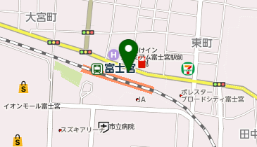 タイムズ富士宮駅前の地図画像