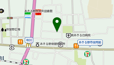 タイムズあきる台病院第1の地図画像