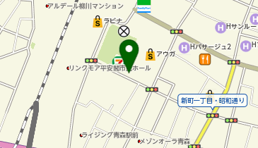 アウガ駐車場の地図画像