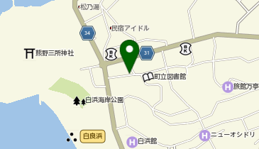 タイムズグルメシティ白浜店の地図画像