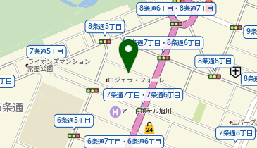 タイムズ旭川7・6の地図画像