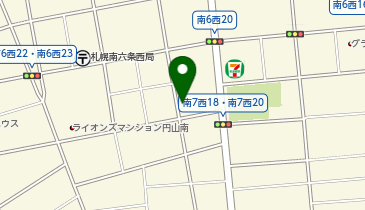 タイムズ南6西20第2の地図画像