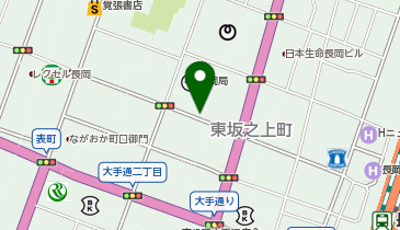 長岡郵便局駐車場の地図画像