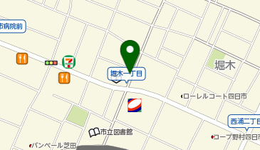 タイムズ四日市徳新会病院駐車場の地図画像