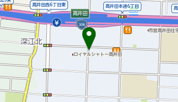 タイムズユーバスRoyal高井田店の地図画像