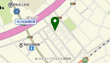 タイムズミラモール東岸和田駅前(平面)の地図画像
