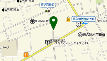 タイムズイトーヨーカドー東久留米店の地図画像