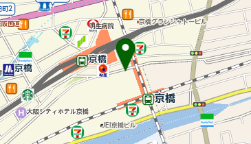 タイムズ大阪京橋駅前第4の地図画像