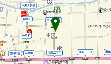 タイムズ信毎メディアガーデンの地図画像