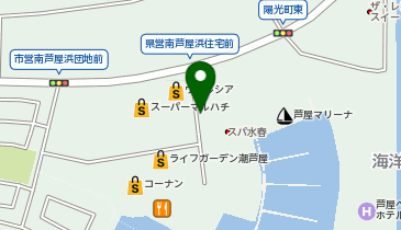 タイムズ潮芦屋温泉SPA水春の地図画像