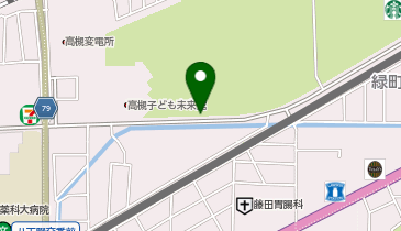 安満遺跡公園西の地図画像