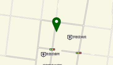 タイムズ栃木県済生会宇都宮病院救急専用の地図画像
