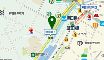 タイムズ神楽坂1丁目の地図画像