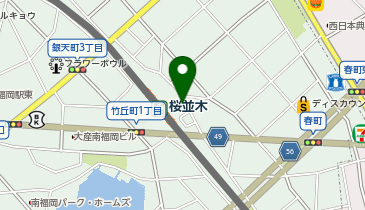 タイムズ西鉄桜並木駅東の地図画像