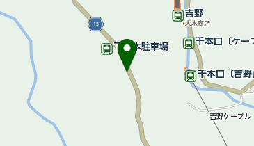 タイムズ吉野山観光駐車場の地図画像