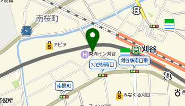 タイムズ東洋イン刈谷の地図画像