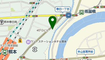 タイムズKFGビル前の地図画像