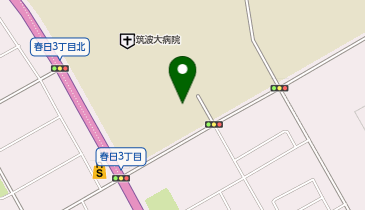 筑波大学附属病院の地図画像