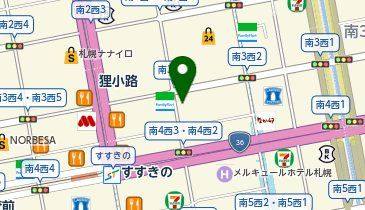 タイムズ南3西2第3の地図画像