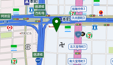 タイムズ渡辺筋久太郎の地図画像