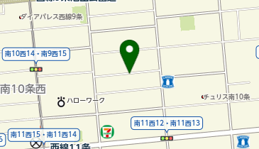 タイムズ南10西13の地図画像