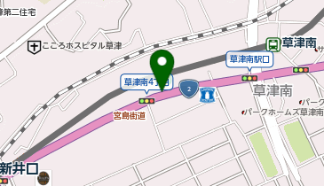 タイムズ草津南第2の地図画像