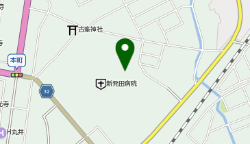 タイムズ新潟県立新発田病院 第1駐車場の地図画像