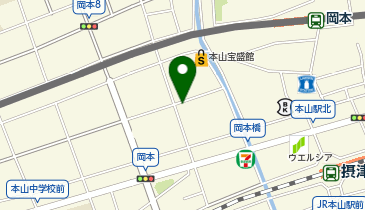 タイムズ岡本第10の地図画像