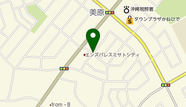 タイムズ琉球銀行コザ十字路支店第1の地図画像