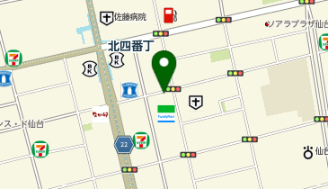 タイムズ上杉第21の地図画像