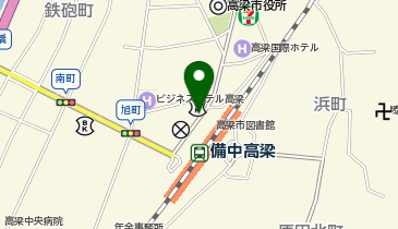 タイムズトマト銀行高梁支店の地図画像