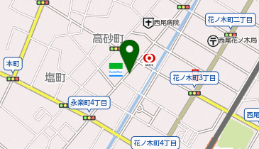 タイムズ西尾信用金庫中央支店の地図画像