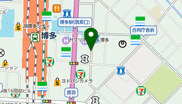 タイムズ博多駅筑紫口の地図画像