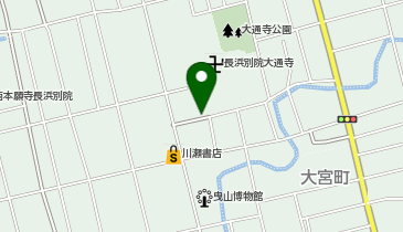 タイムズ長浜別院大通寺の地図画像