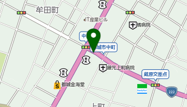 タイムズ都城中町交差点の地図画像